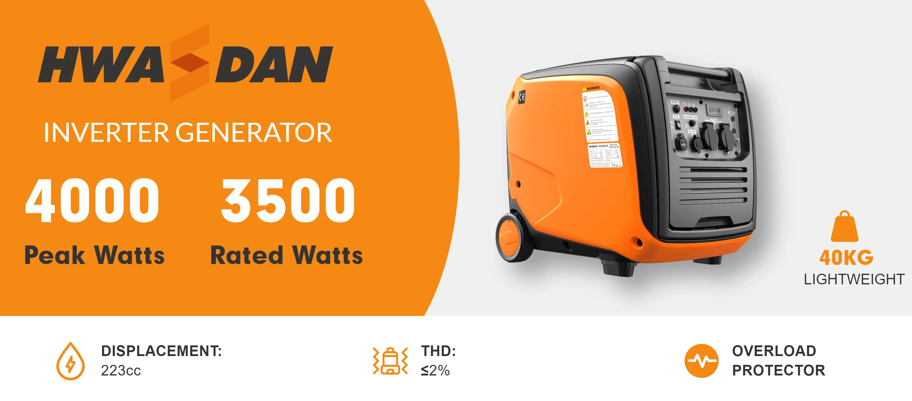 3.5KW 4KW Engine Generator Hot Selling High Quality Permanent Magnet Inverter Good Reviews