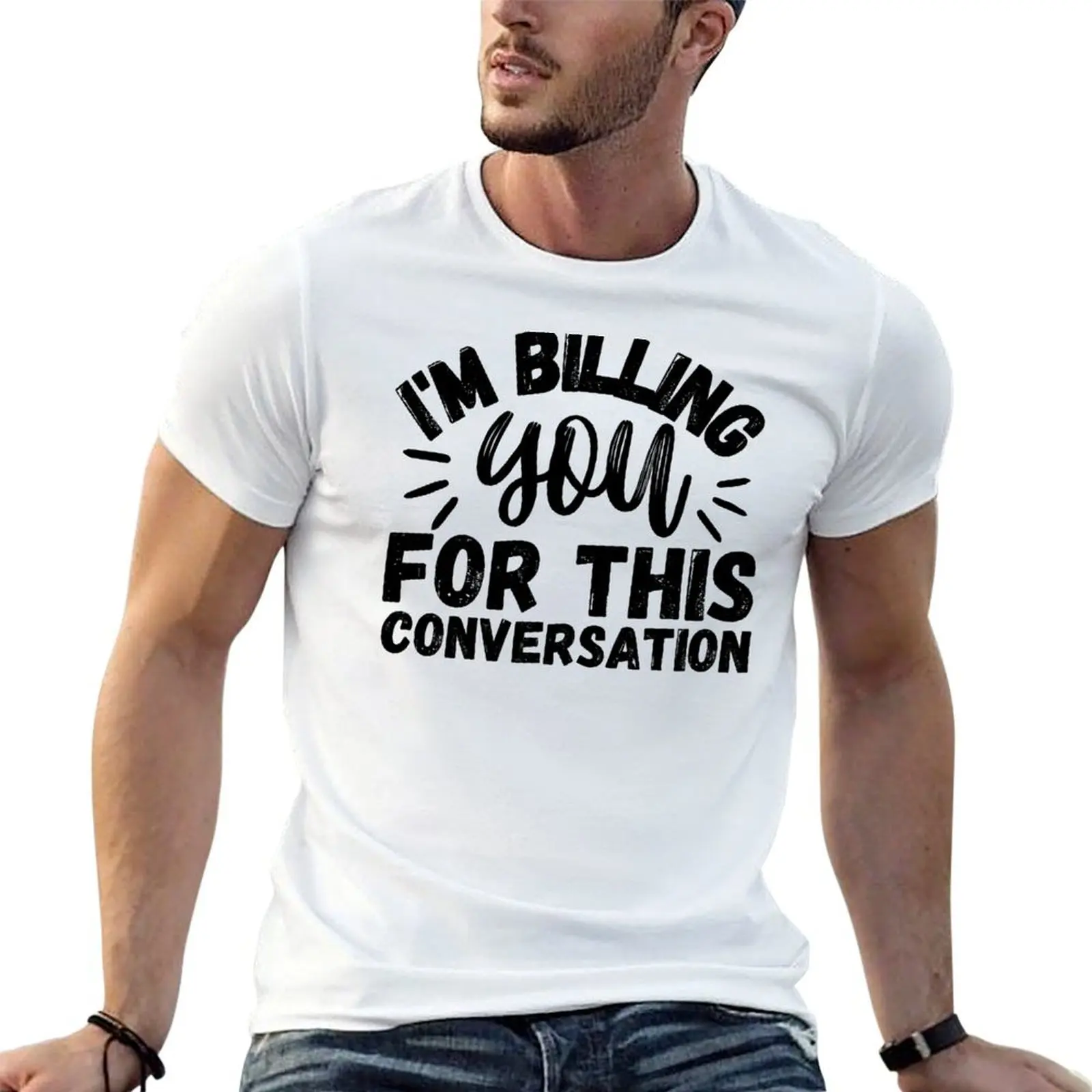 Cadeau amusant pour avocat : « Je facture ce conversation », T-shirt pour futur avocat, protection solaire, pour l'extérieur