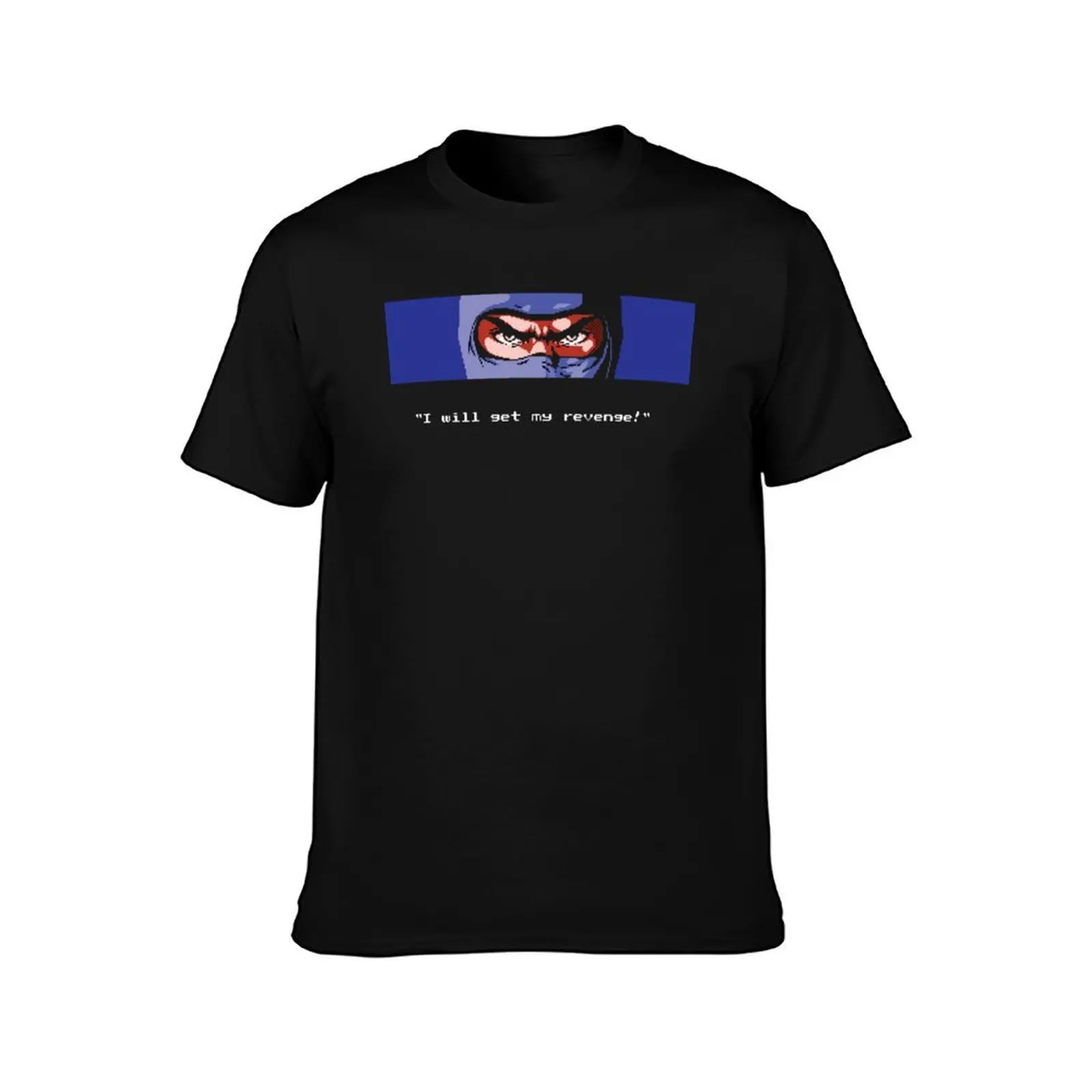 I Will Get My Revenge Ninja Gaiden T-Shirt Basic Short Sleeve for Men T-Shirt