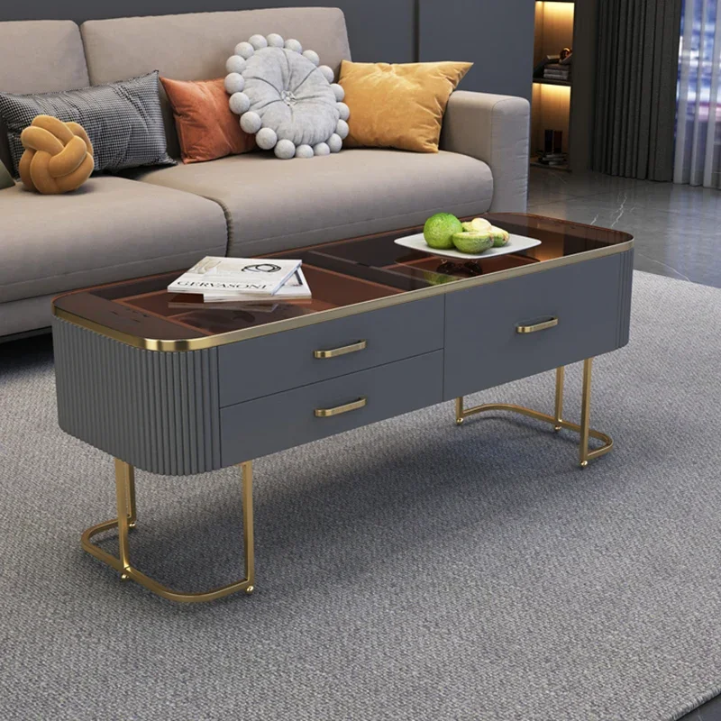 Book Luxury Coffee Tables Living Room Nordic Glam Dressing Console Coffee Table Console Hall Tea Table Basse Service Tables