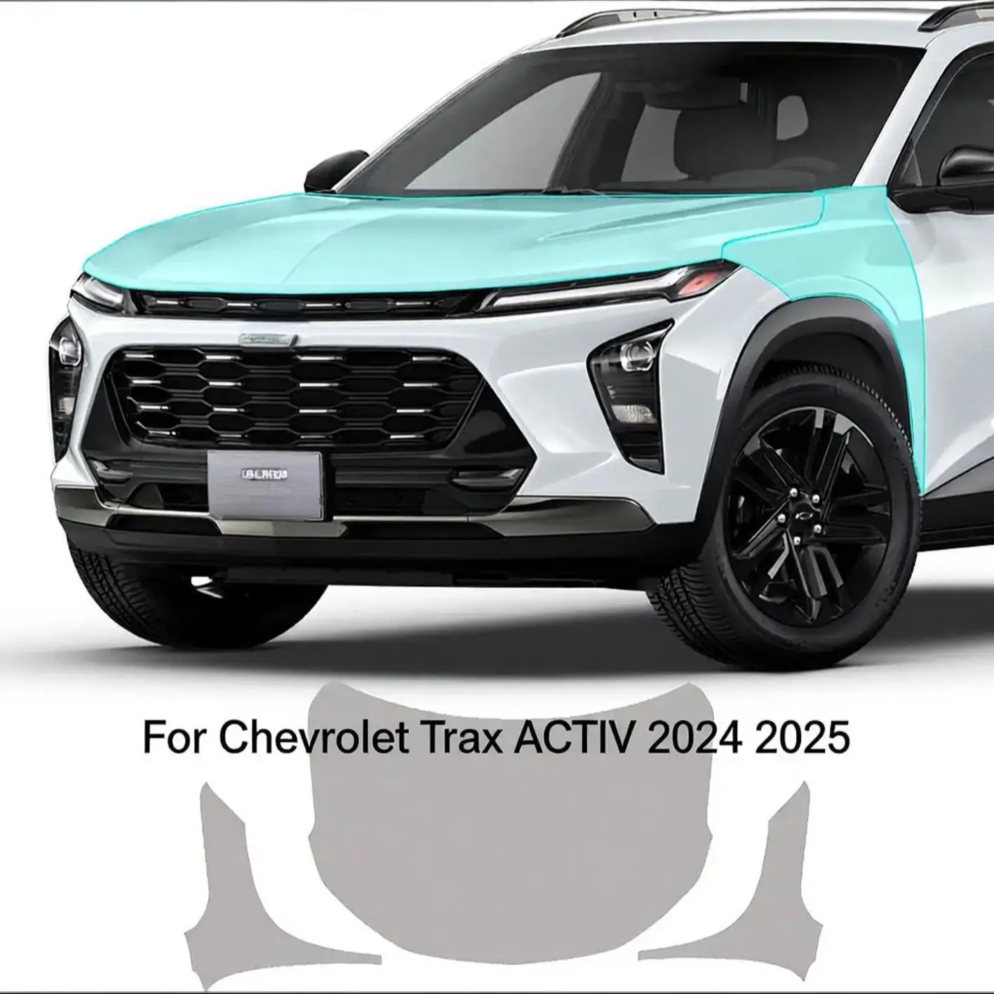 8.5Mil TPU Scratch-resistant Car Paint Protection Film For Chevrolet Trax ACTIV 2024 2025 Car Body Transparent Bra Per-cut PPF
