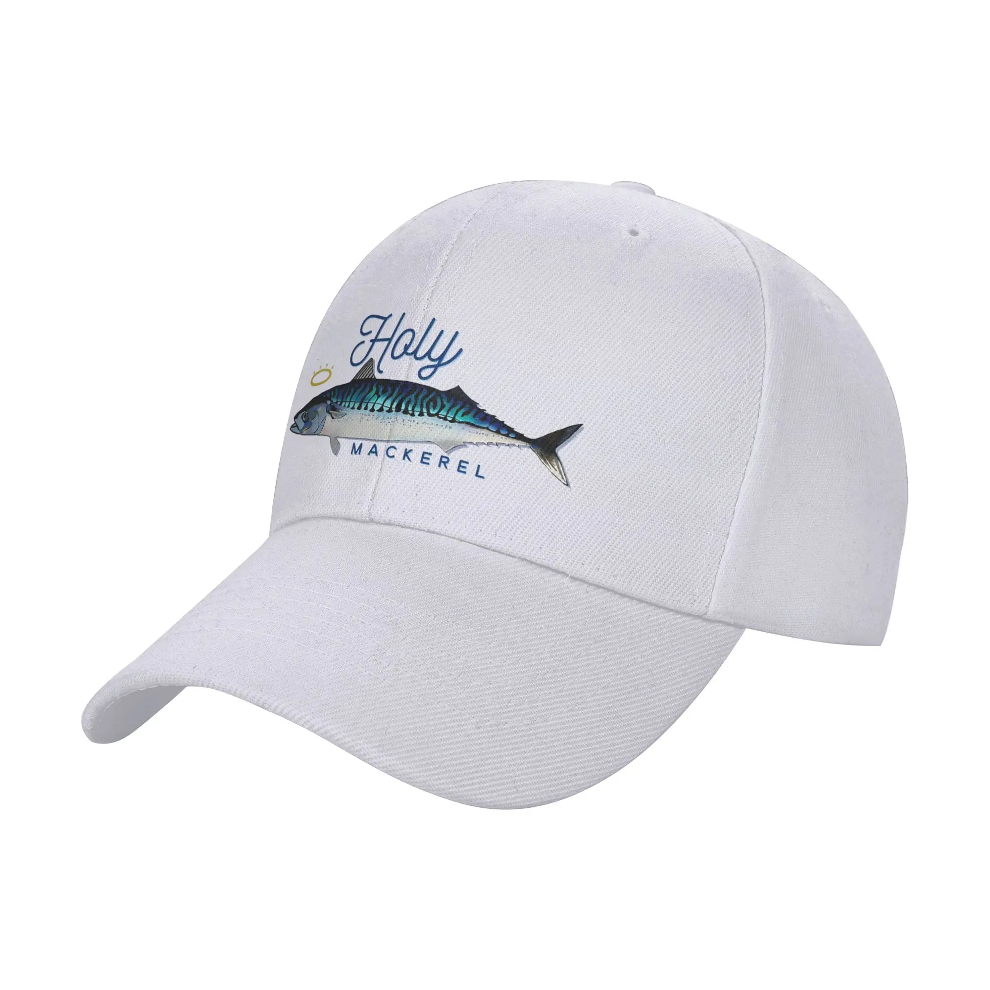 Holy Mackerel Shimmering  Baseball Cap Atlantic Mackerel Outdoor Gym High Quality Hip Hop Hats Women Men Casual Baseball Caps
