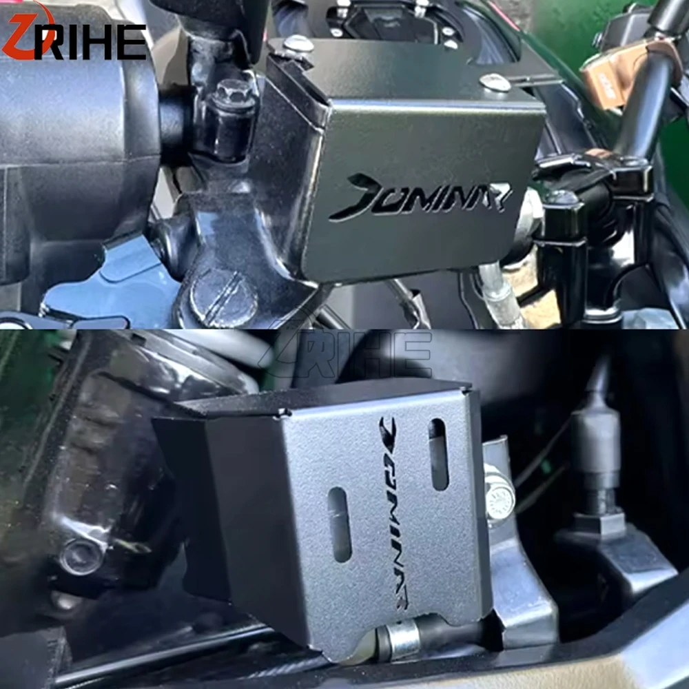 

2025 2026 For BAJAJ Dominar 400 250 Dominar400 Motorcycle Front Rear Brake Fluid Reservoir Cover Guard Cap Protector Accessories