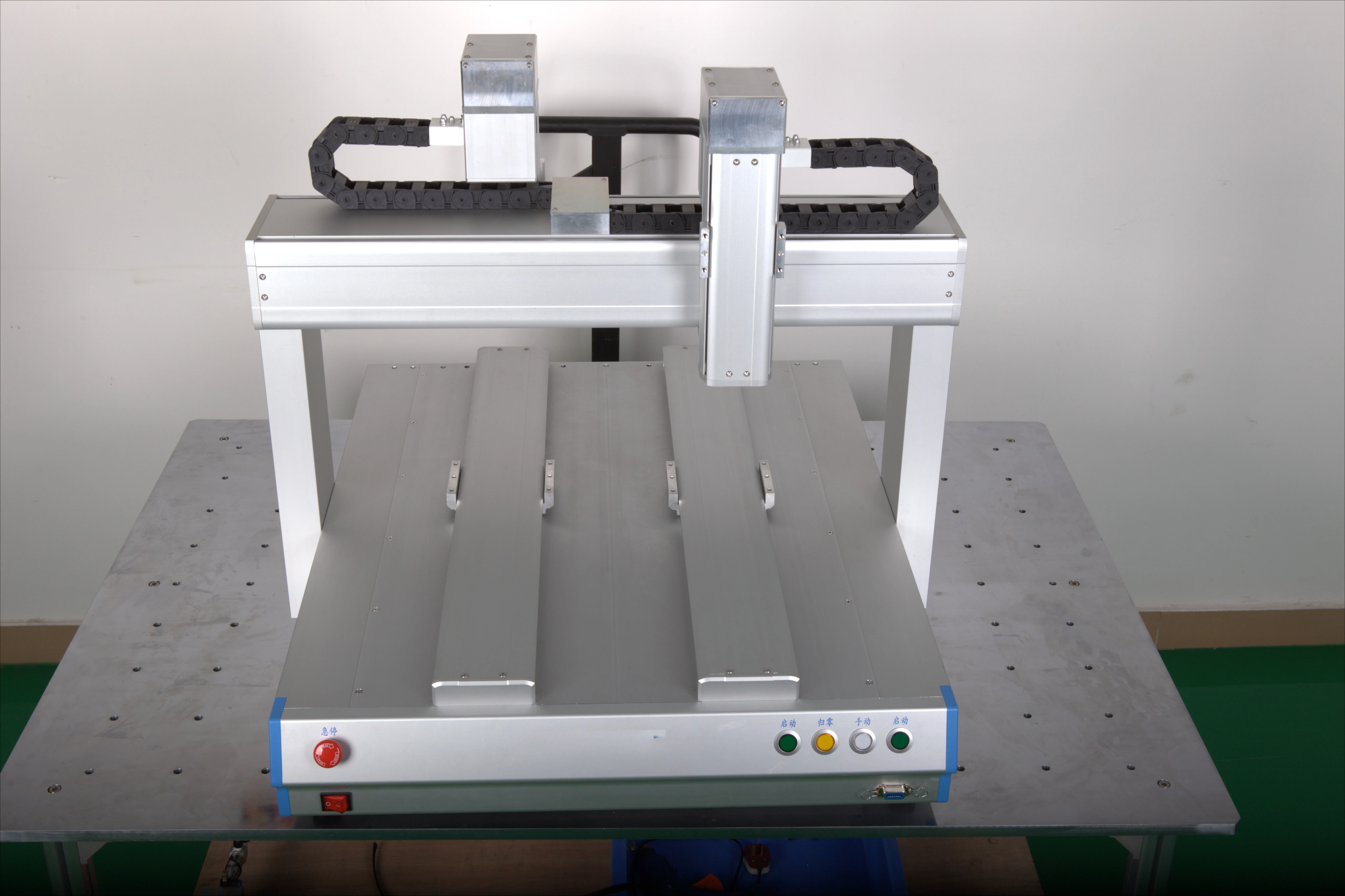 Aierte High-Precision Worktable Servo Motor Driven 10kg Payload Multi-Function Small-Size Dispensing Testing Robot 0.02mm