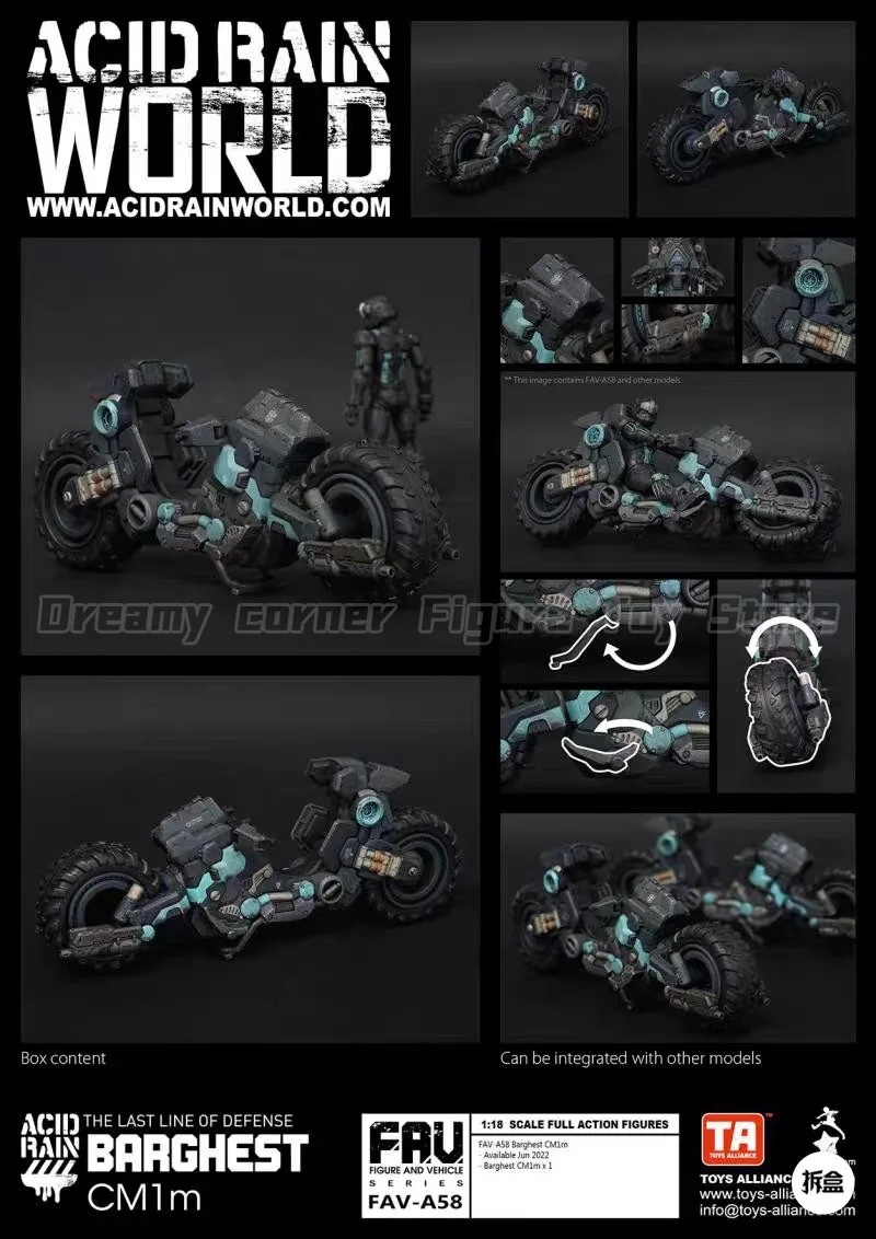 

【In Stock】Acid Rain War FAV-A58 BARGHEST CM1m 1/18 Action Figure
