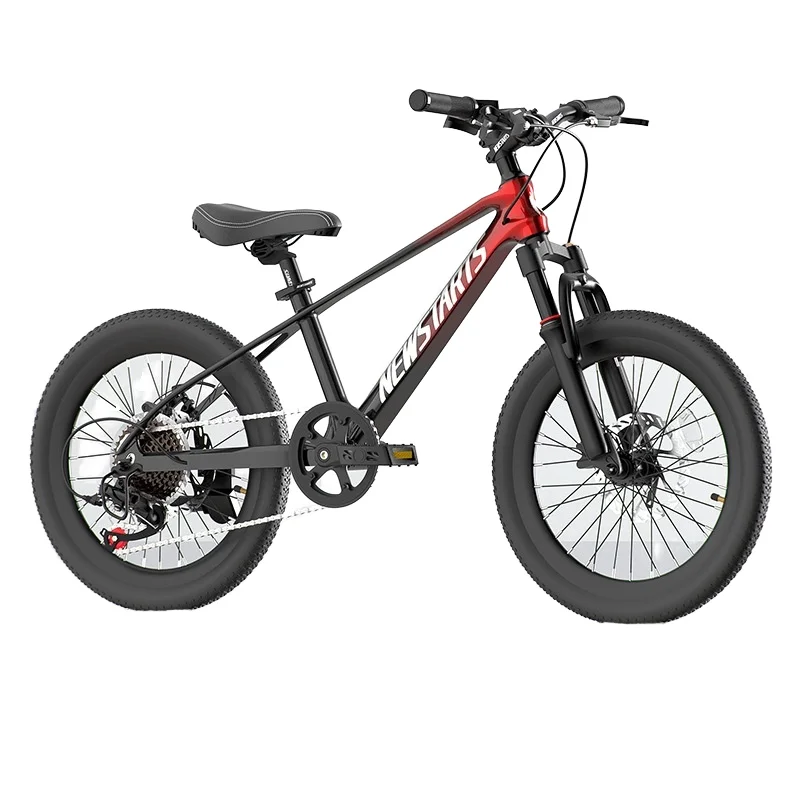 

Kids Mountain Bike, 20 - 24 Inch Magnesium Alloy Variable Speed Dual Disc Brake Bicycle for School Students