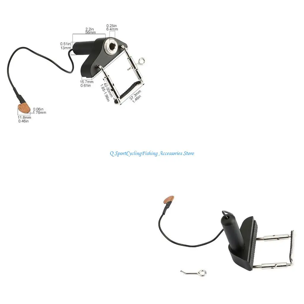 

31kc Портативный скрипкий пикап акустический звук скрипичного моста пикап скрипки аксессуары для скрипки