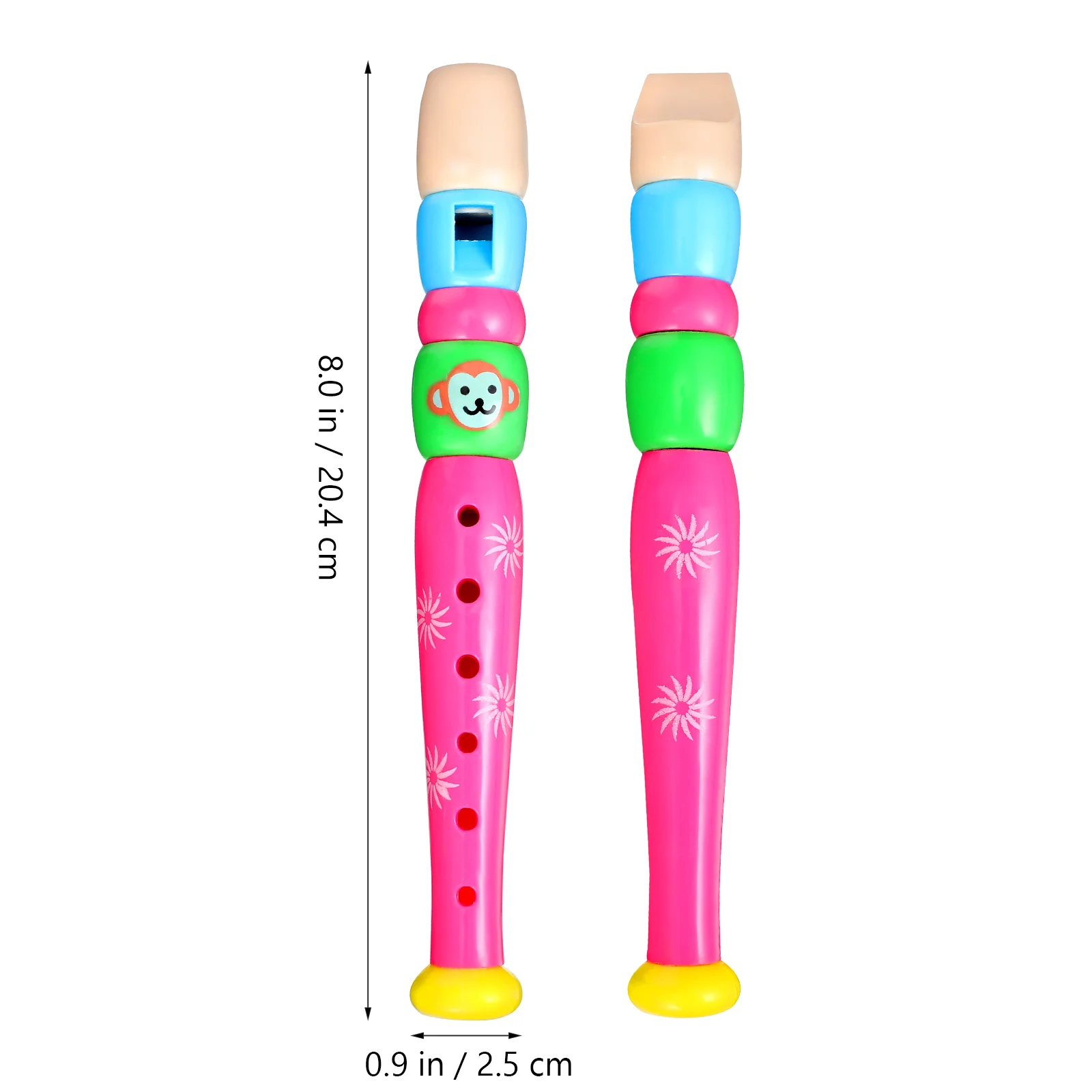 4 Pcs Children's Musical Instrument Plastic Toys Flutes Instruments School Children’s for Kid Clarinet