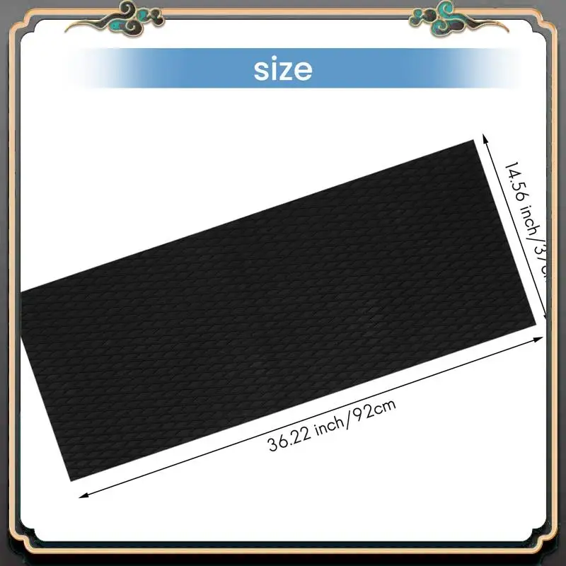 M45K-Водный скутер, нескользящий морской пол, лист синтетической пены Eva, 37X92 см, черный коврик для доски для серфинга, водные лыжи, скольжения