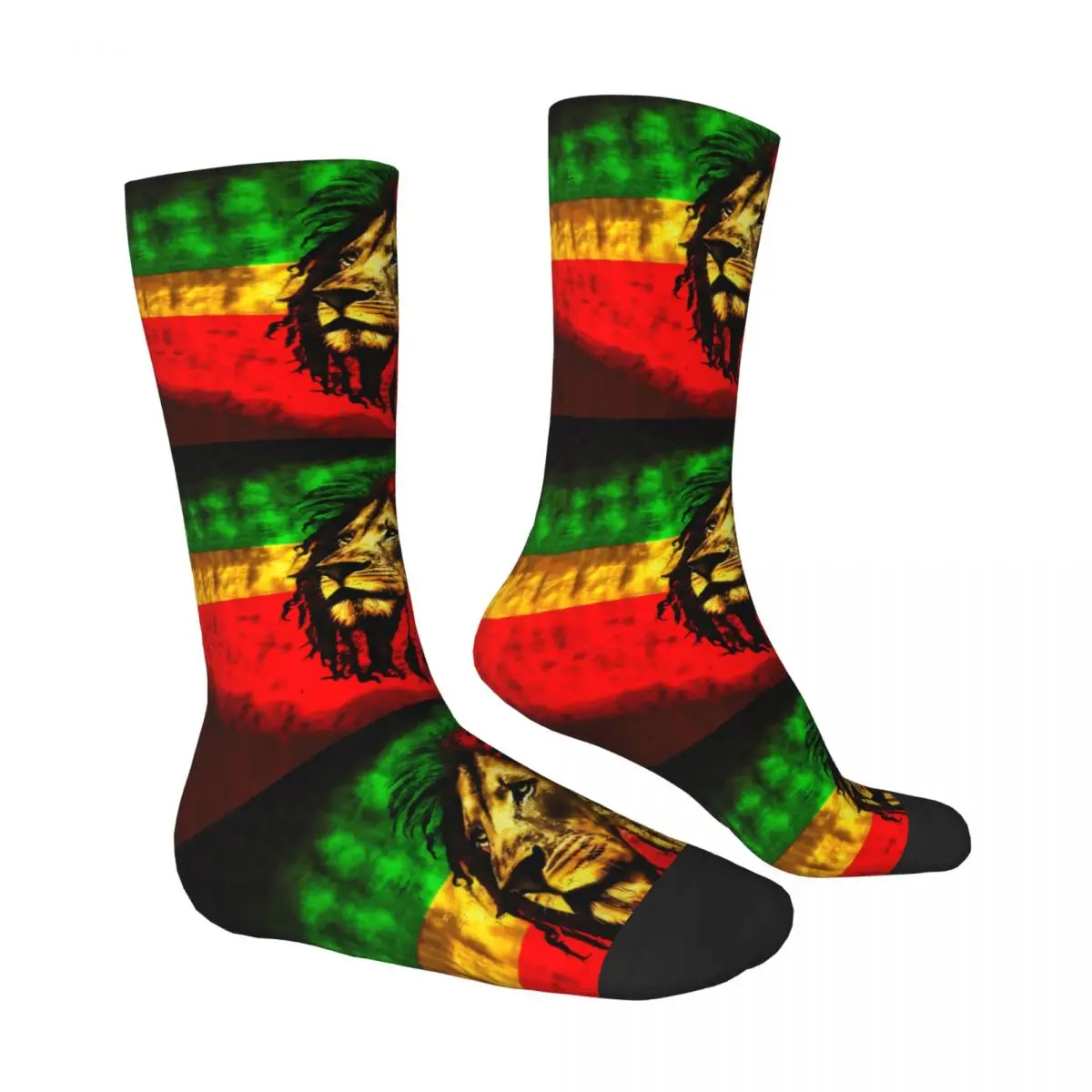 Rastafarian Rasta Lion Of Judah (2) Socks Male Mens Women Summer Stockings Harajuku