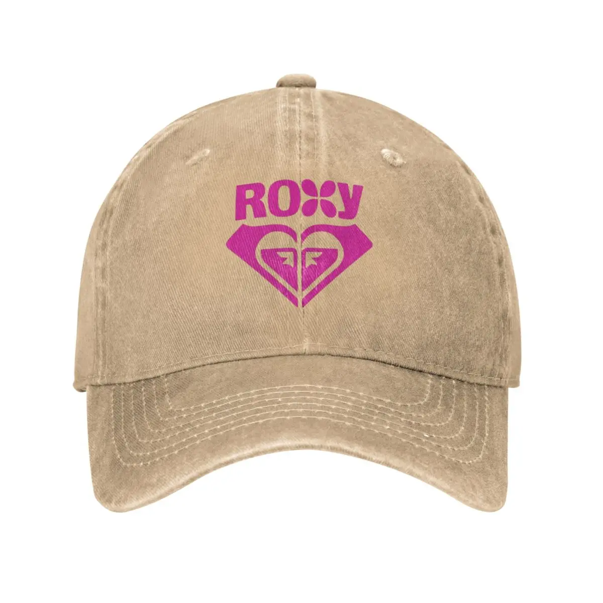 Roxy Best-Selling Adult Denim Baseball Cap - Premium Distressed Style