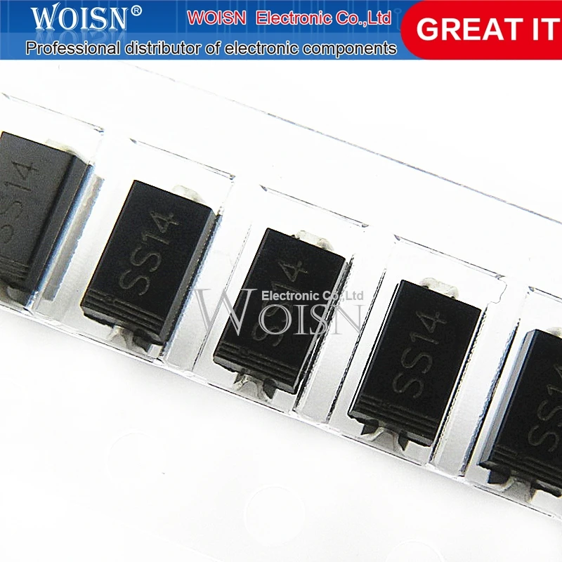 1N5819 IN5819 silkscreen SS14 patch rectifier Schottky diode DO-214AC