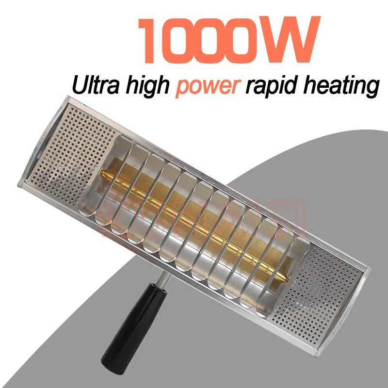 VOLODYMYR Handheld Window Nano Ceramic Tint Film Heat Rejection Tester Infrared Heat Lamp 220V 1000W for Heat Block Demo