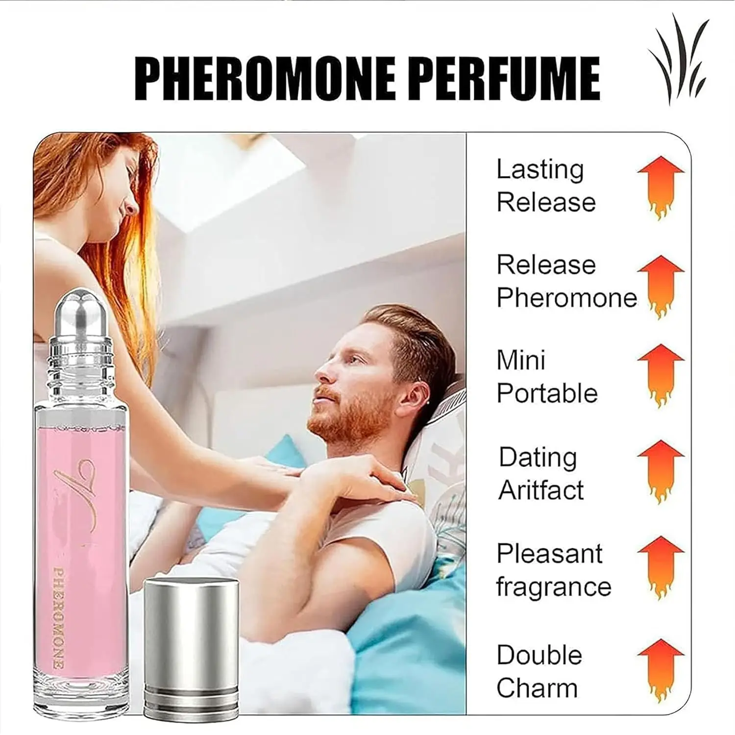 10ml Flirting Women Perfume Aphrodisiac Rolling Beads Long-lasting Pheromone Perfume Men Sexy Essential Oil Perfume Aphrodisiaqu