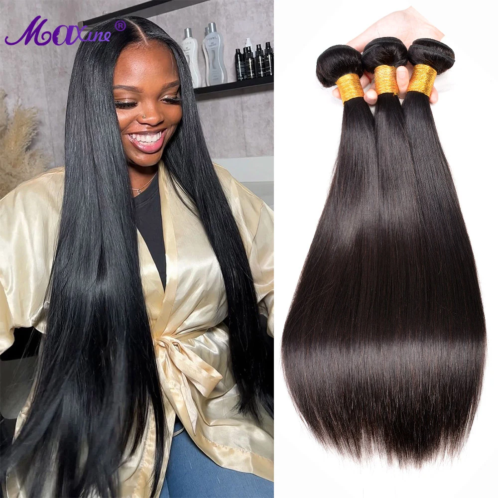 스트레이트 레미 헤어 번들 몽골어 헤어 위브 번들 1/3/4 번들 특가 세일 인간 헤어 익스텐션 Natural & Soft Hair Weft