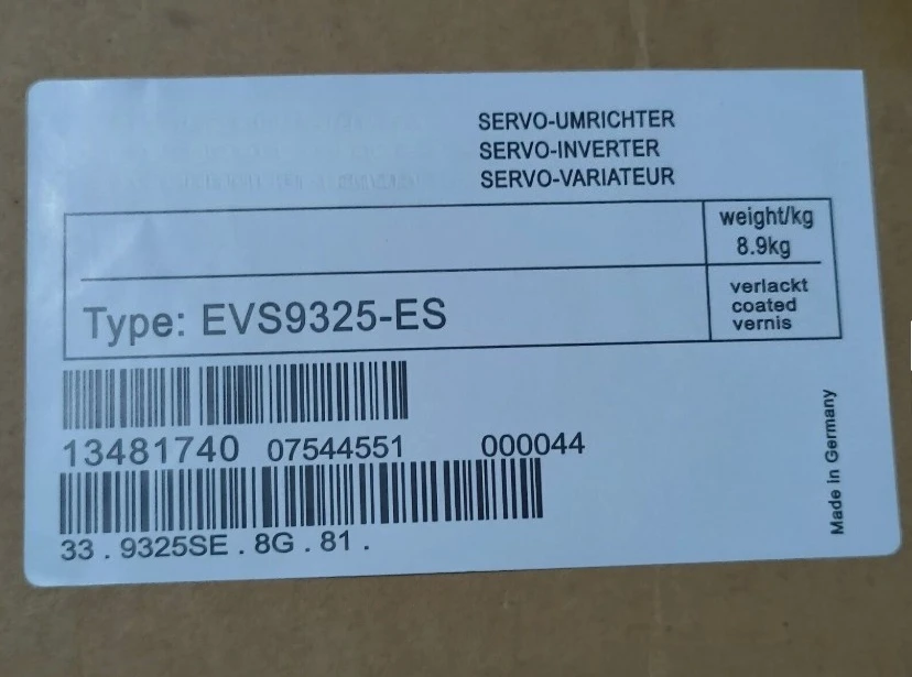 

Brand New Original EVS9325-ES Servo Drive Frequency Converter Inverter Fast Delivey
