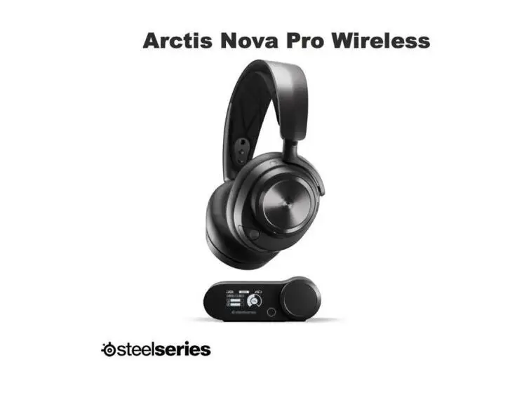 SteelSeries Arctis Nova Pro Wireless Multi-System Gaming Headset Active Noise Cancellation Mic PC