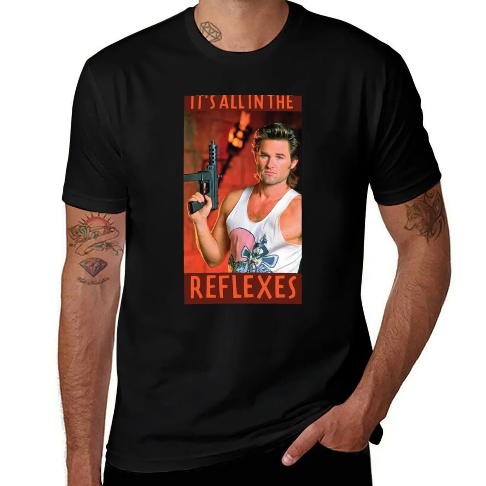It's all in the Reflexes T-Shirt t shirts for man cotton funny t shirts for man cotton soft anime tshirt T-Shirt