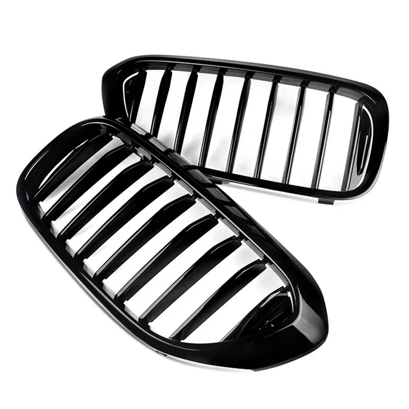 

Глянцевая черная передняя решетка для BMW 5-Series M5 G30 G31 540I M550i 2017-2020, набор автомобильных решеток для почек
