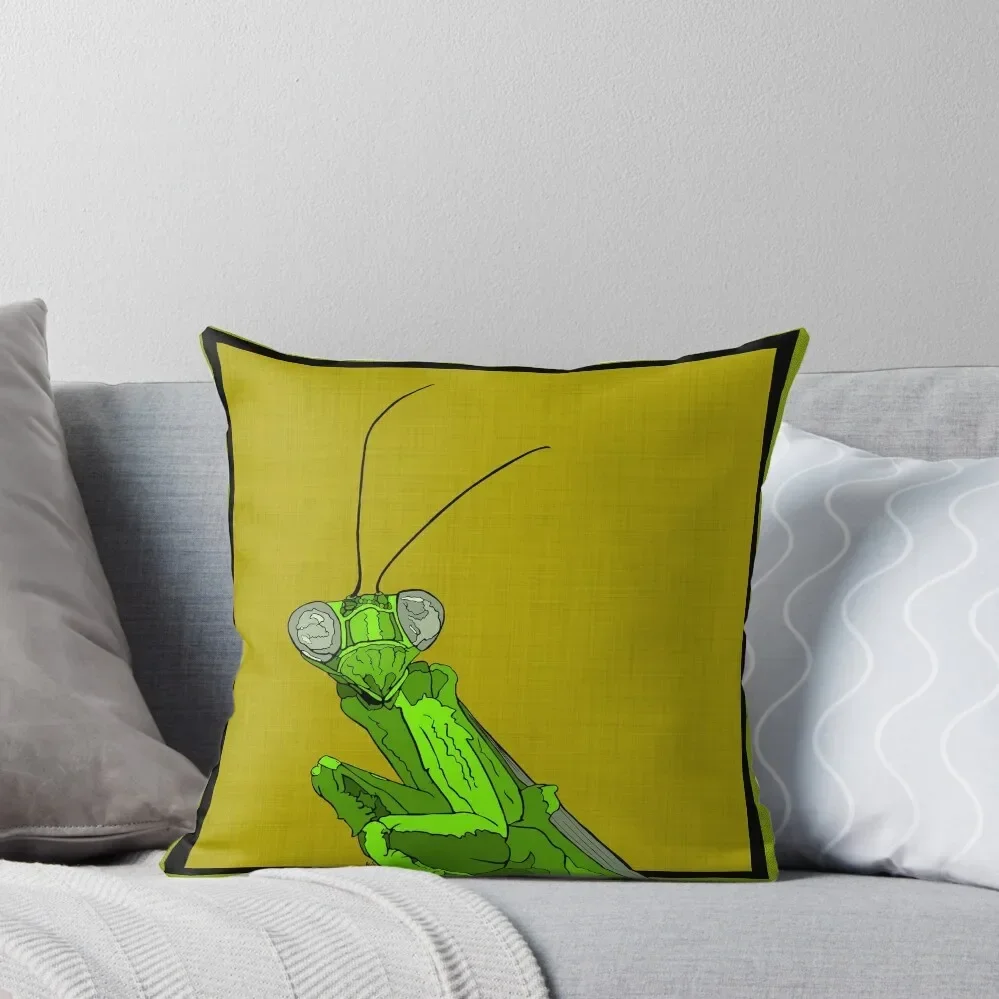 

Green Praying Mantis Throw Pillow Decorative pillowcase pillow cover christmas New year christmas ornaments 2025 pillow