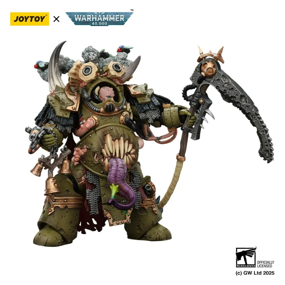 

Фигурка JOYTOY Warhammer Death Guard 40k 1/18: Терминатор-Чемпион в плаще с перчатками Manreaper и Plaguespurter