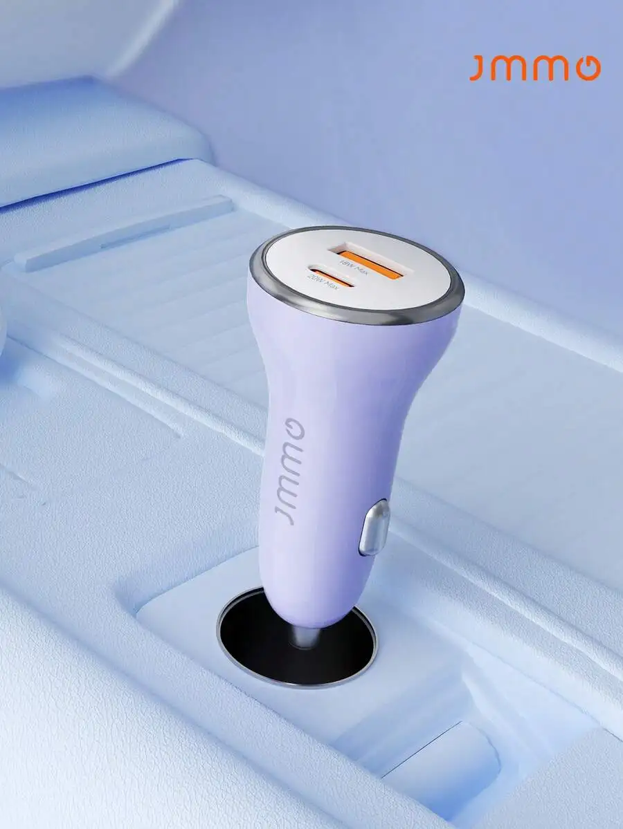 

48W Dual Port Fast Car Charger USB-A And USB-C