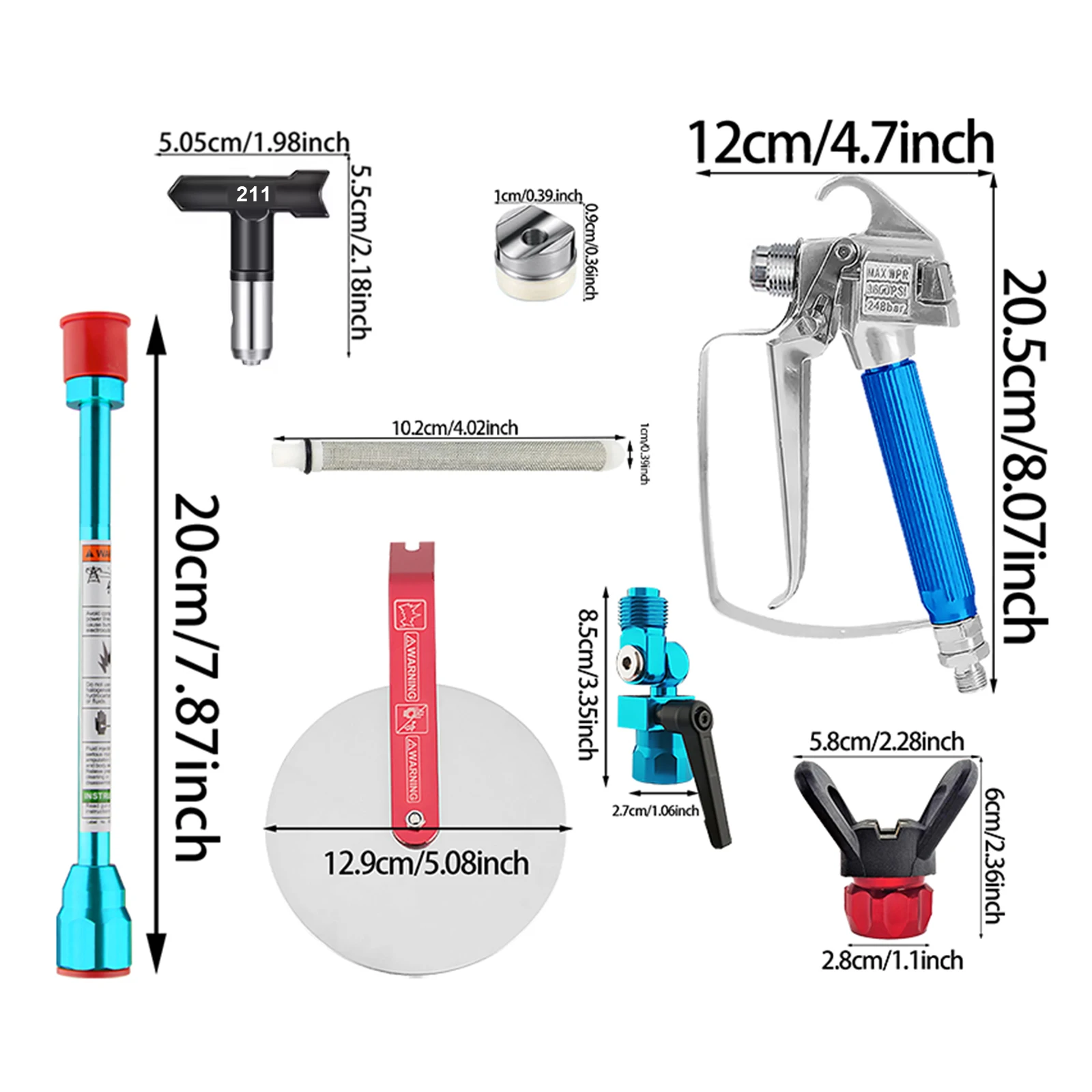 sihao-pistola-de-pintura-sin-aire-de-alta-presion-de-3600-psi-12-piezas-con-punta-reversible-517-pistola-de-pulverizacion-universal-para-pintura-de-latex-y-imprimacion