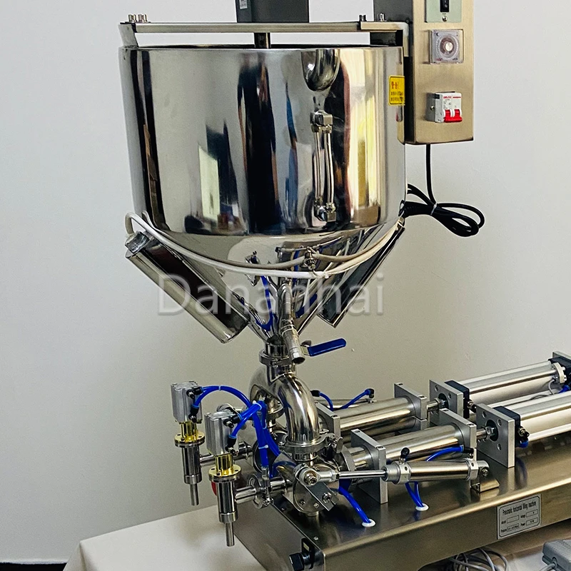 

Semi-Automatic Paste Piston Filling Machine for Tomato Sauce Chocolate Cream - Stirring Filling Equipment
