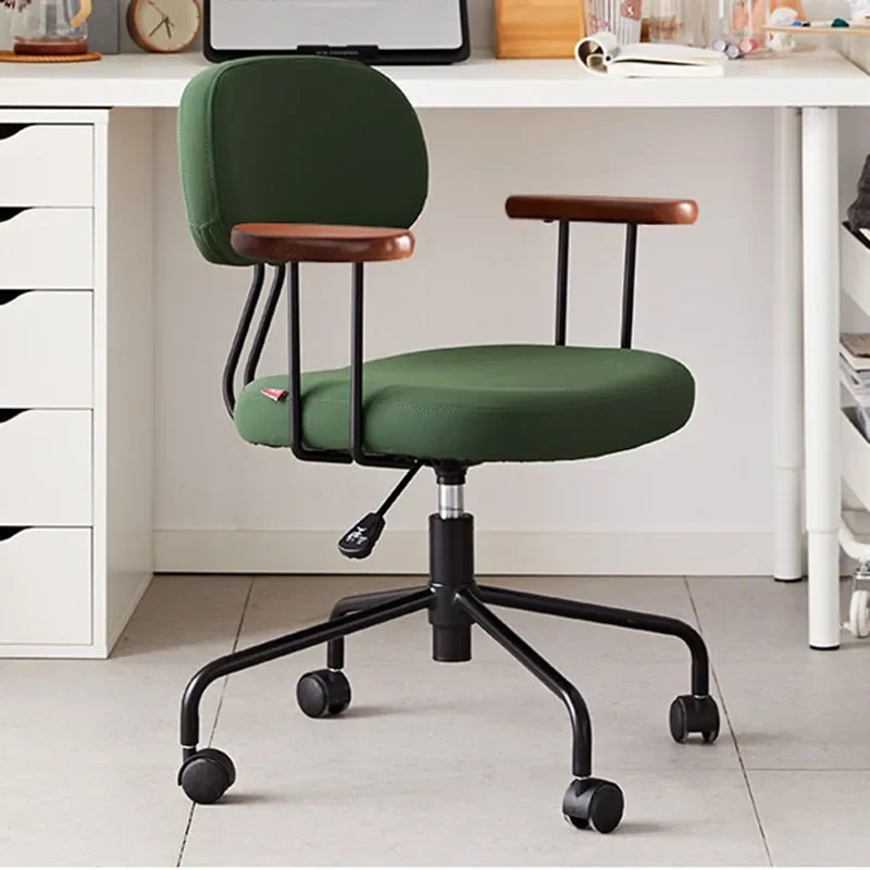 Nordic Office Chairs Household Armchair Rotating Height Adjustable Chair Multifunctional Office Furniture with Lifting Backrest