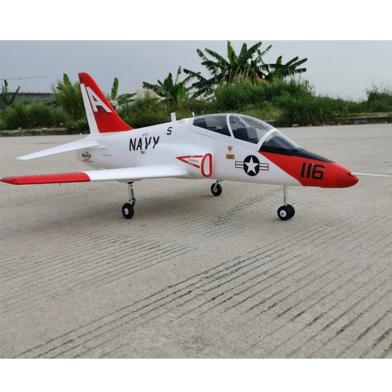 QTMODEL T 45 Goshawk V3 70Mm Ducted Fan Rc Jet Navy Carrier Trainer Aircraft 960Mm Wingspan Pnp 6S Rc Airplane For Adult Hobby