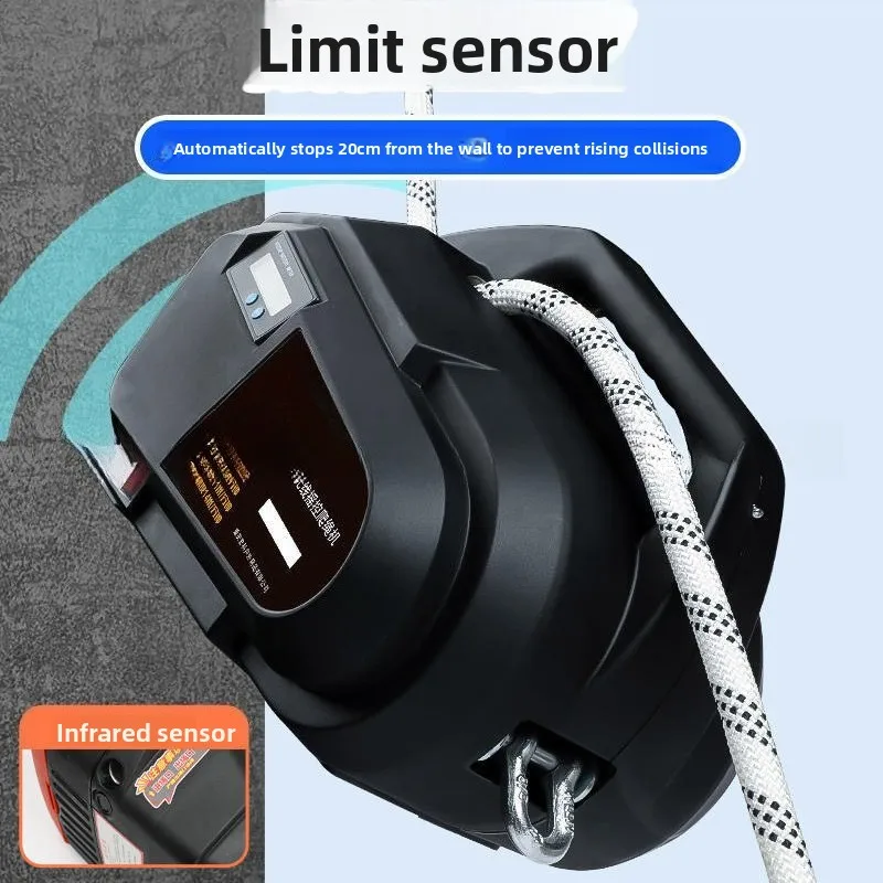 Rechargeable Rope Climbing Machine Air Conditioner External Machine Hoisting, Escalator Portable Remote Control Lifting