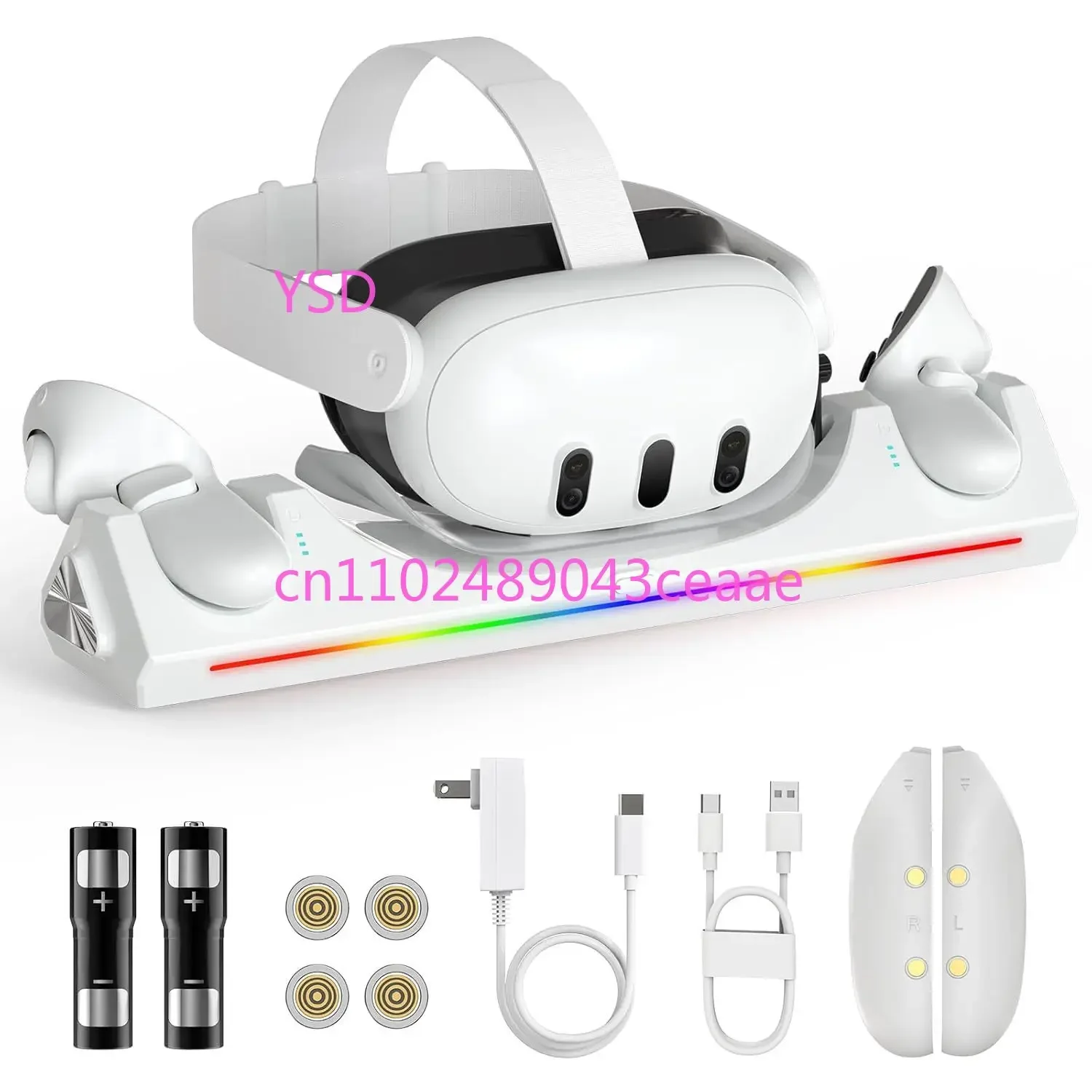Charging base VR accessories quest3s host handle Magnetic charging base
