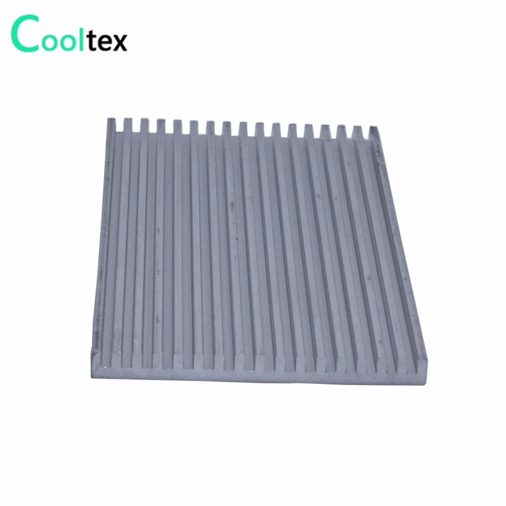 (Special Offer) DIY Aluminum Heatsink 100x61x5.5mm Radiator Heat Sink for Chip LED IC Electronic cooler cooling