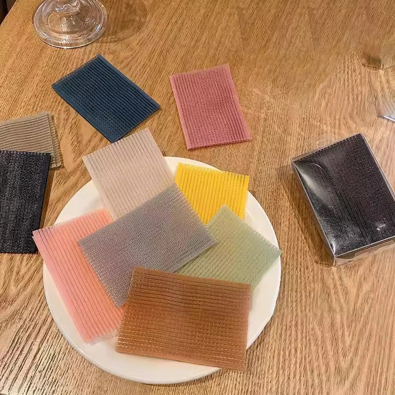 10 قطعة الانفجارات بلون ماجيك لصق المشاركات الشعر ملصق كليب النساء غسل الوجه ماكياج الفيلكرو التصحيح إكسسوارات الشعر أدوات التصميم