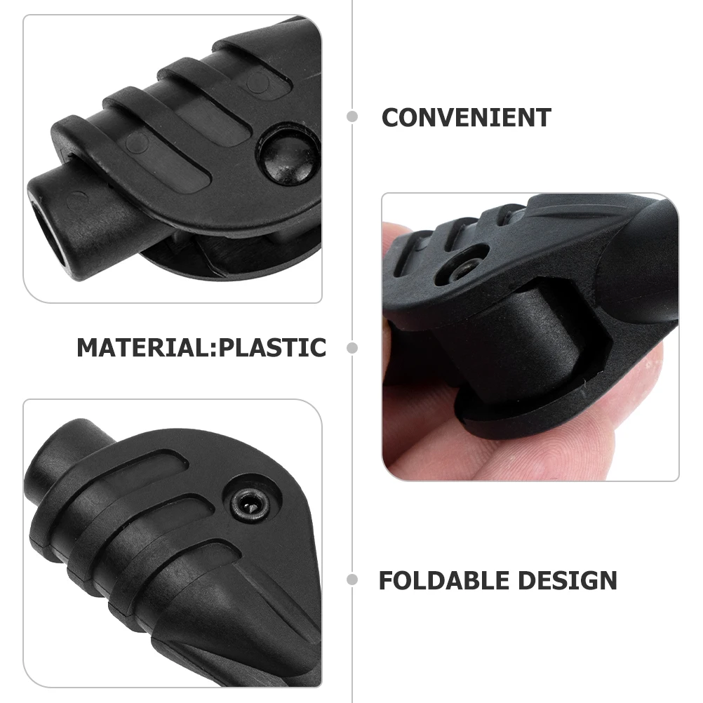 

4pcs Tent Support Rod Joint Replacement Folding Connector For Outdoor Camping Non-Slip Groove Windproof Joint For Tent Poles Diy