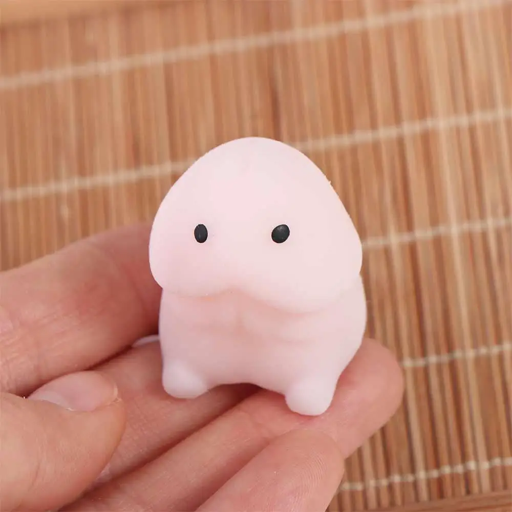 

Mini Squishy Dingding Shape Toy Simulated Body Part Slow Rising Stress Relief Toy PU Decompression Relax Pressure Toy Funny Gift