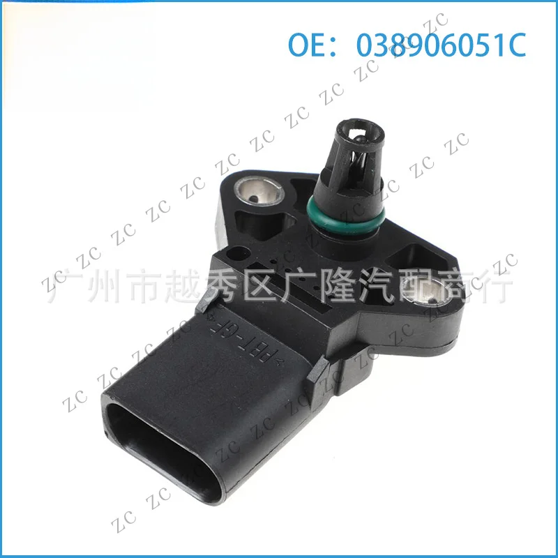 Z+ 038906051C 0281002401, suitable for Audi and Skoda vehicles, intake air temperature and pressure sensor