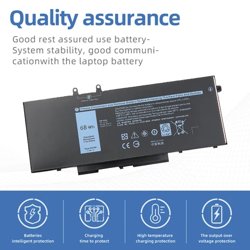 Imagen 2 del producto SUOZHAN-baterías de iones de litio para ordenador portátil, accesorio para Dell Latitude 7,6, 5400, Precision 5500, 4GVMP, 3540 V, 68Wh