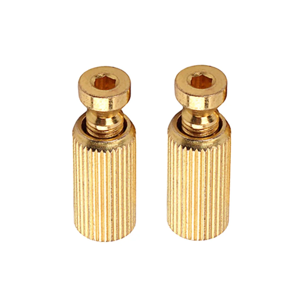 

2Pcs Double System Locking Tremolo Bridge Studs Elevating Screws for Electric Guitar Replacement Anchors Durable Metal