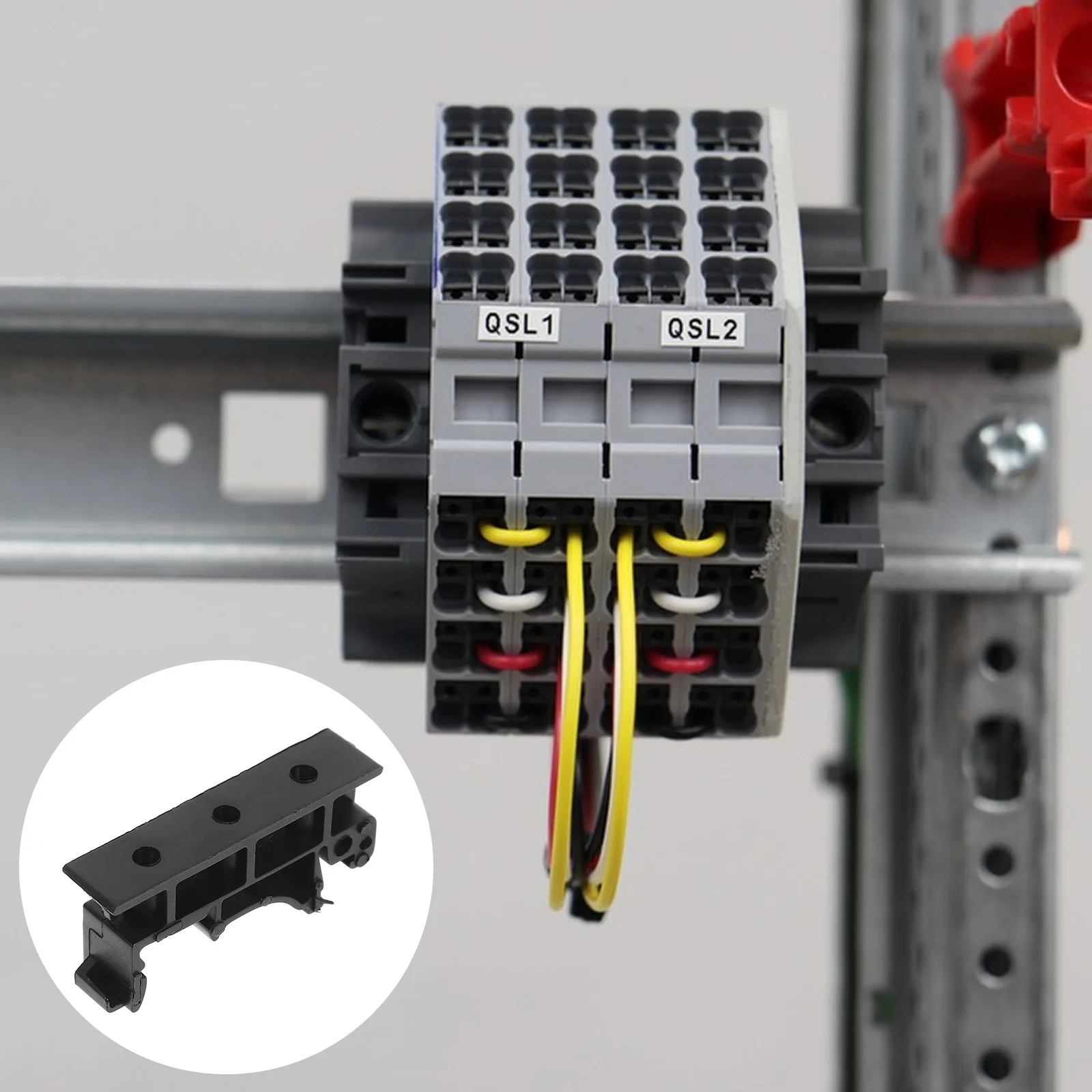 

1 set 1 Set Of Din Pcb Mounting Bracket Electrical Adapter For Circuit Board Durable Fastening Tool Holder Accessory