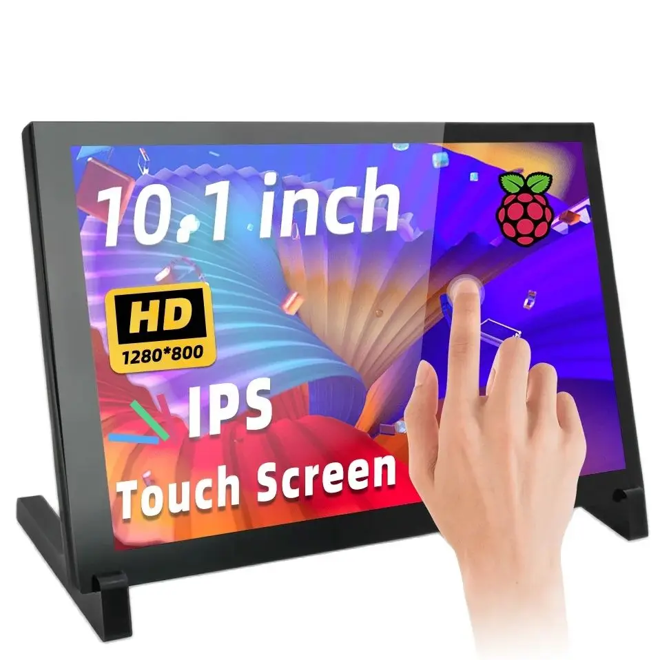 

iPistBit 10.1 inch Capacitive Touchscreen Portable Monitor 1280x800 IPS Display For Raspberry Pi Win 8/10 LCD Display with Case