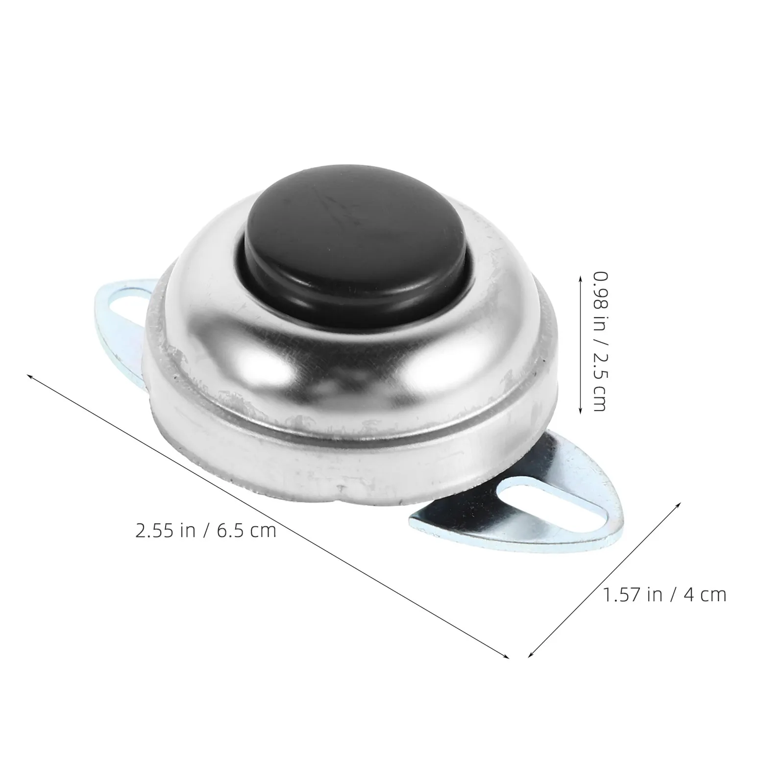Horn Button Switch Metal Universal Replacement Push Button Quick Activation for Cars Trucks Tractors Tricycles Electric Vehicle