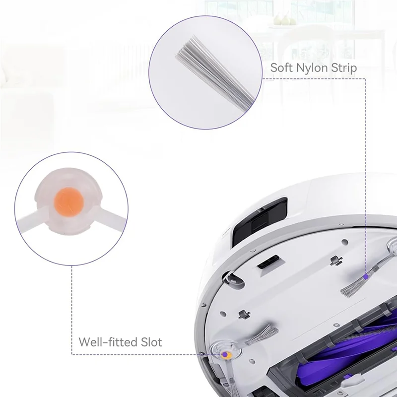 

AA01-For Narwal Freo X Plus Robot Cleaner Vacuum Main Side Brush Hepa Filter Mop Pads Dust Bags Replacement Accessories
