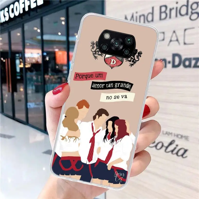 F-Fashion RBD R-Rebelde Soft Phone Case for Xiaomi Poco X6 X5 X4 Gt X3 Nfc F6 F5 Pro M5s M5 M4 M3 F4 F3 F2 F1 Capa Coque Cover f