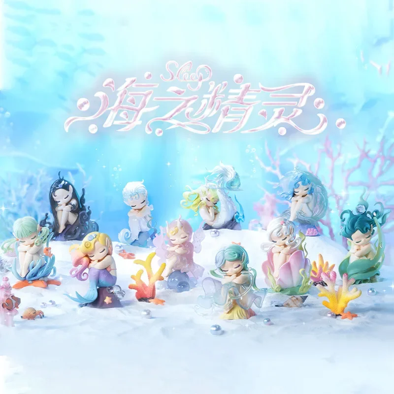 Sleep Sea Elf Series Blind Box Mystery Box Caixa Sorpresa Mädchen Anime Figuren Niedliches Modell Geburtstagsgeschenk