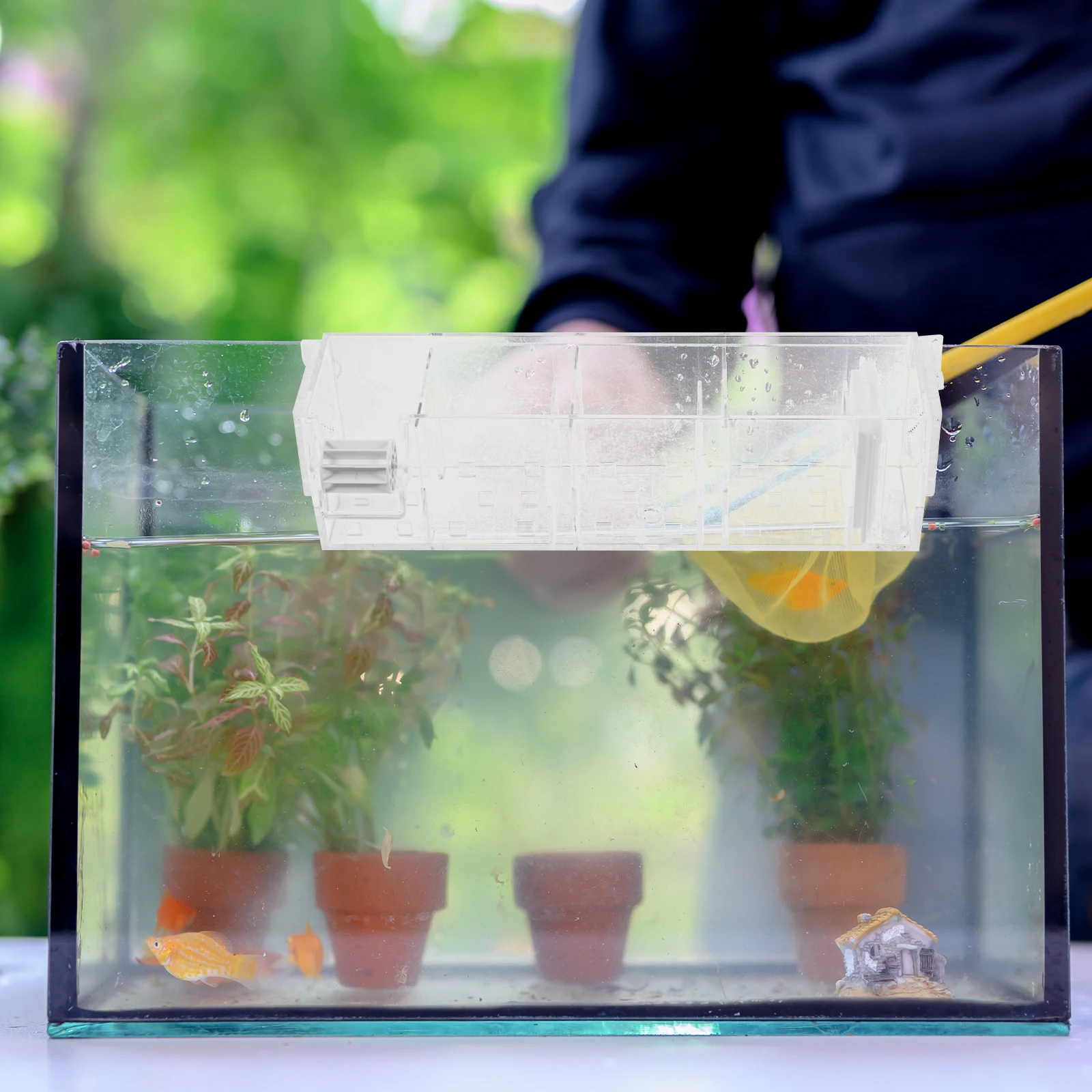 

Aquarium Filter Fish Tank Water Purifier GD17 FiveStage External Hanging Quiet Box Reusable LongTerm Ecological Cycle Oxygen Pet