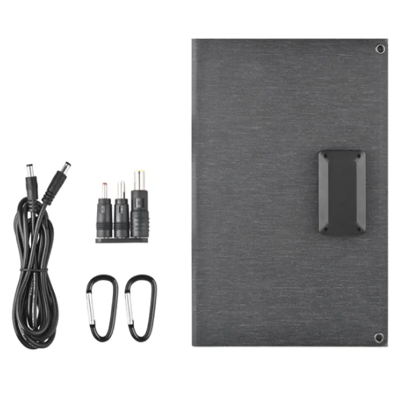 30 واط طوي ETFE شاحن لوحة طاقة شمسية 23% معدل تحويل عالي متعدد الوظائف شاحن بالطاقة الشمسية المحمولة نوع C/USB/DC الناتج