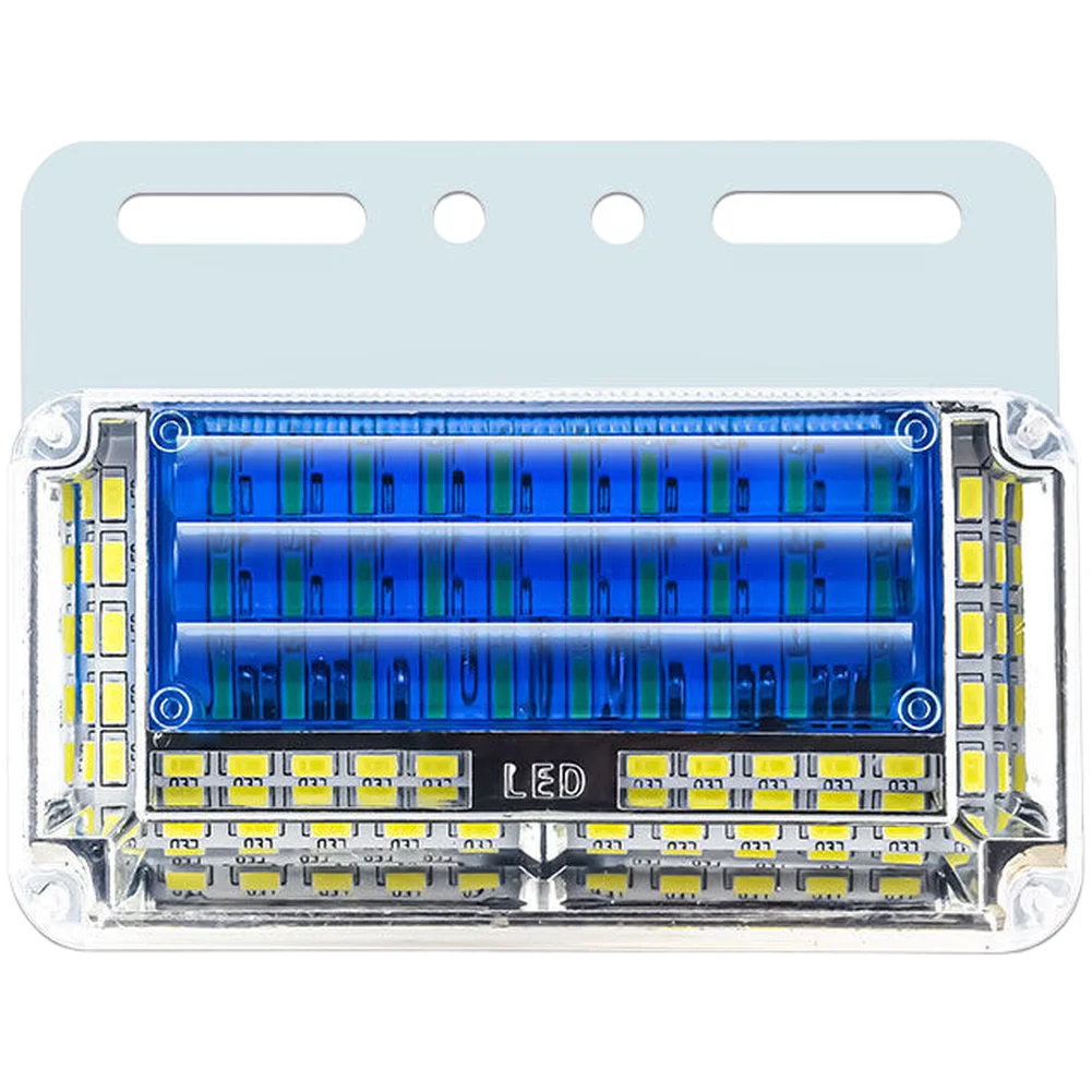 24V Waterproof LED Side Marker Lights for Truck Trailer Van Bus Turn Signal Ground Illumination 13.3 10.3cm Reliable Performance