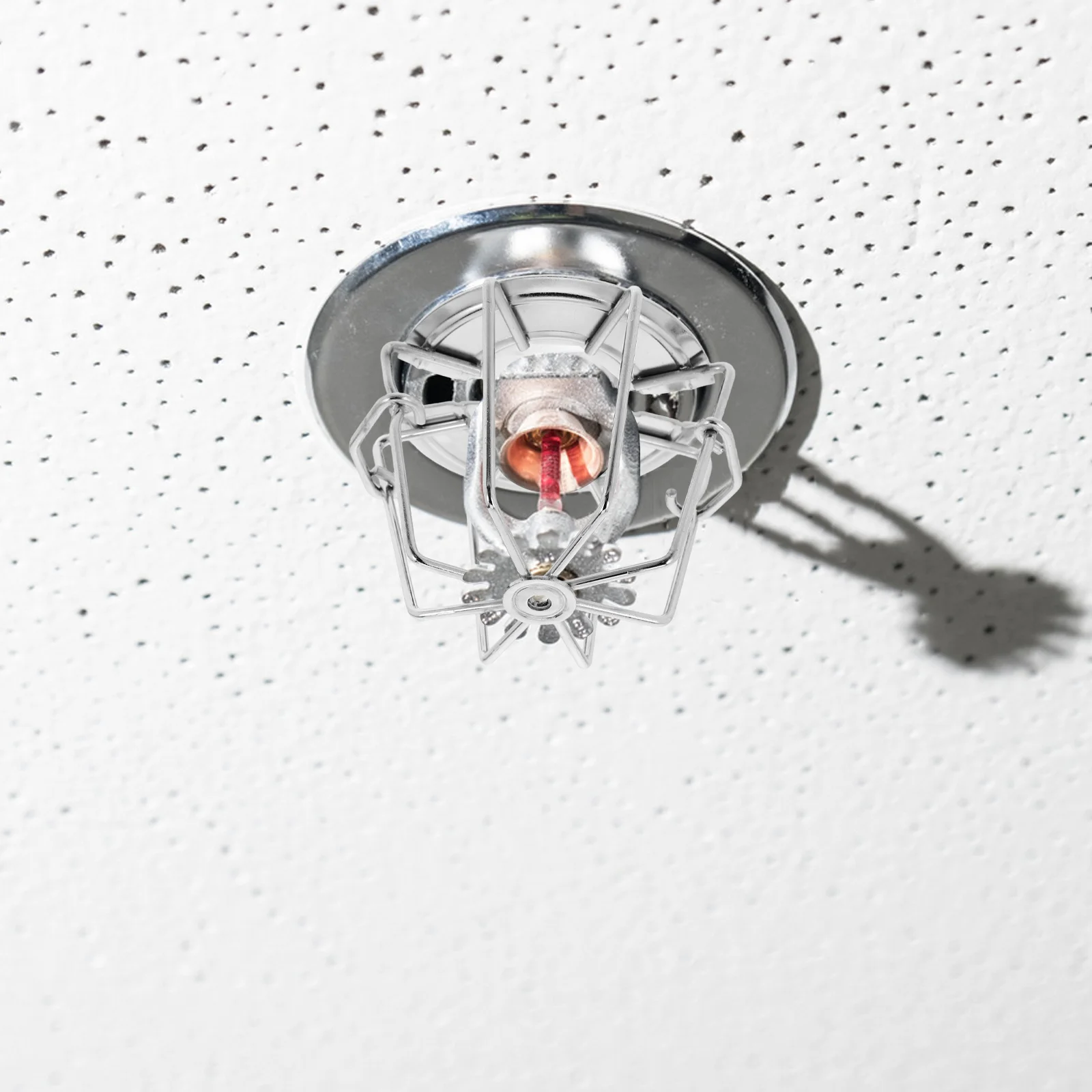 Fire Sprinkler 1/2 Inch Iron Cover For Ceiling Dust Debris Prevention Universal Fit Indoor Sprinkler Guards