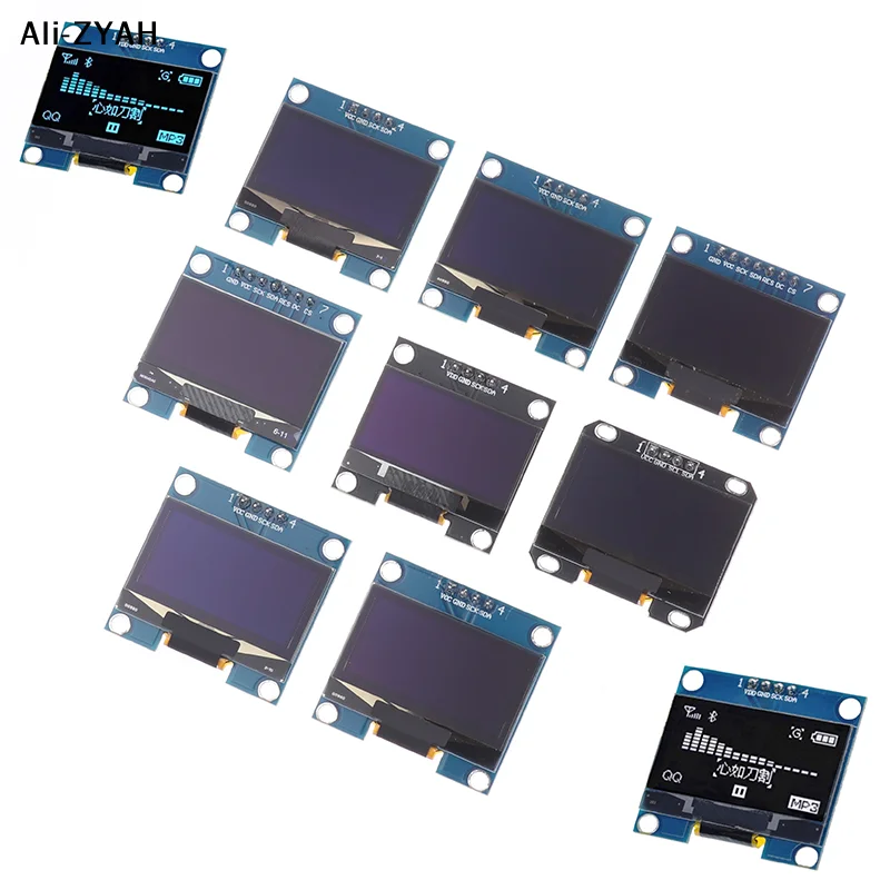 【A1】1PCS 1.3 Inch OLED Module SPI/IIC Communicate White/Blue Color 128X64 1.3 Inch OLED LCD LED Display Module 1.3